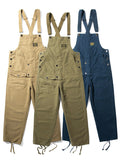 Unisex Moleskin Dungarees with Drawstring