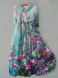 Tessa - Floral Dress with Waist Ties for Women