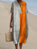 Elina |  Striped Dress