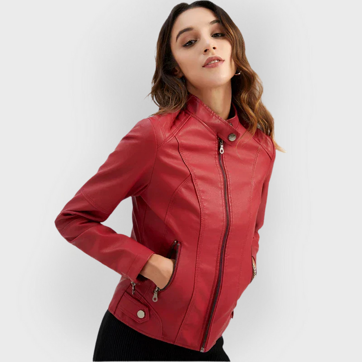 Bellini | Minimalist Smooth Leather Jacket