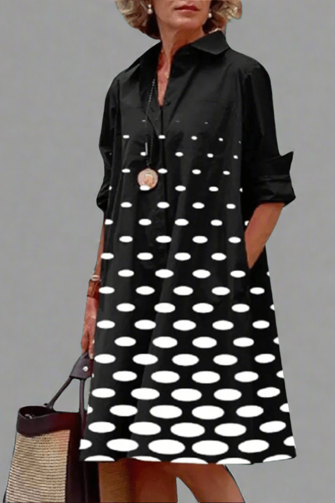 Yvonne - Luxe Midi Dress with Elegant Design