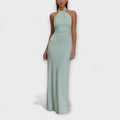 Lagune |  Slinky Halter Maxi Dress