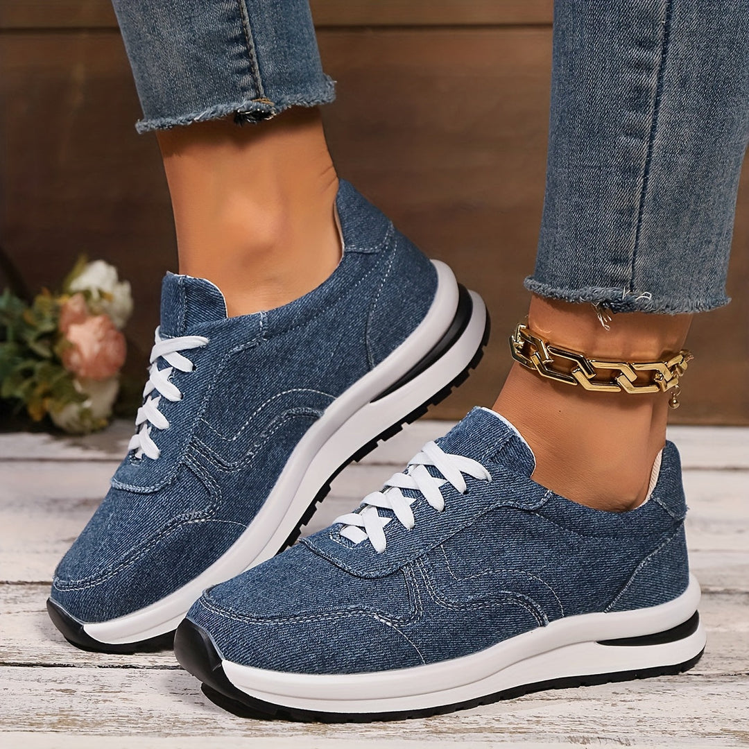 Emma™ | Orthopaedic Denim Sneakers