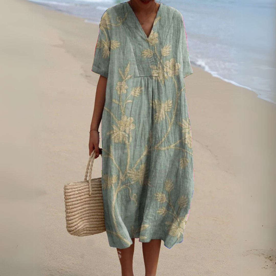 Nathalie™ | Elegant Floral Dress