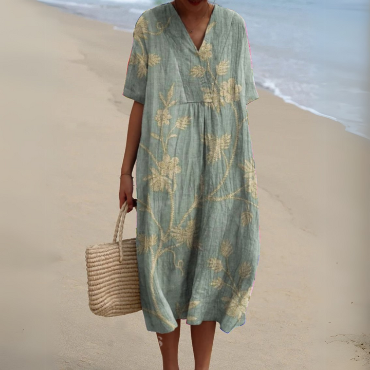 Nathalie™ | Elegant Floral Dress