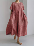 BIANCA | Casual Long Dress with Comfortable Cut and Retro Style for Everyday Wear