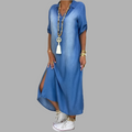 Lea |  Long Dress Jeans Style
