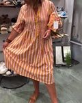 Keya |  Dress with Wavy Pattern