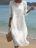 Mira |  Summer Dress with Delicate Texture