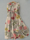Zinnia - Shirt Dress with Ties for Women
