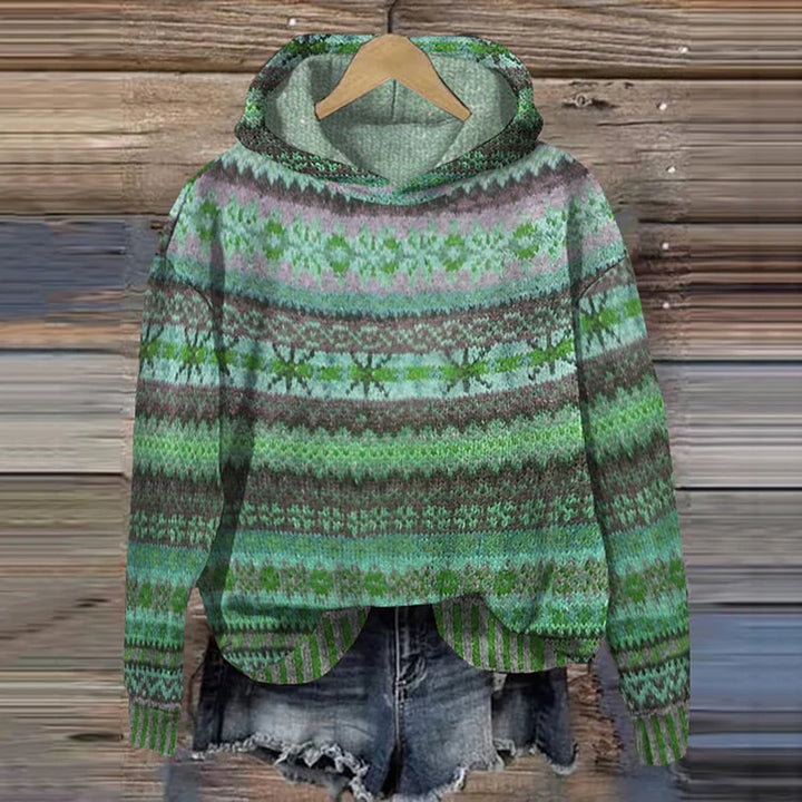Josefin™ | Timeless Patterned Hoodie
