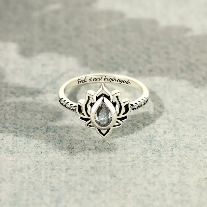 Lotus Ring "Fuck It and Start Again"