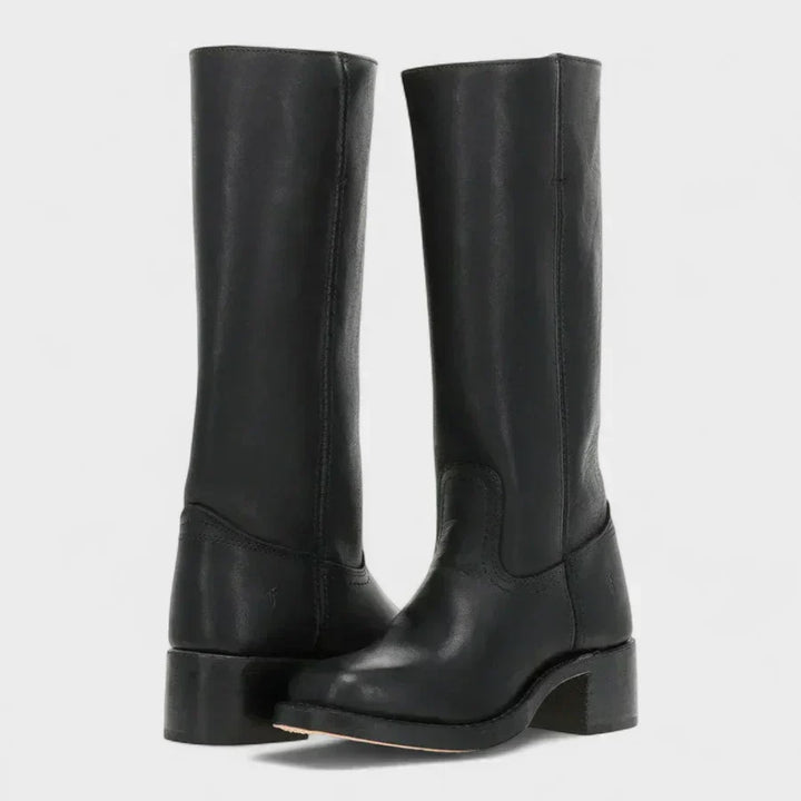 Fleur™ | Retro Leather Boots