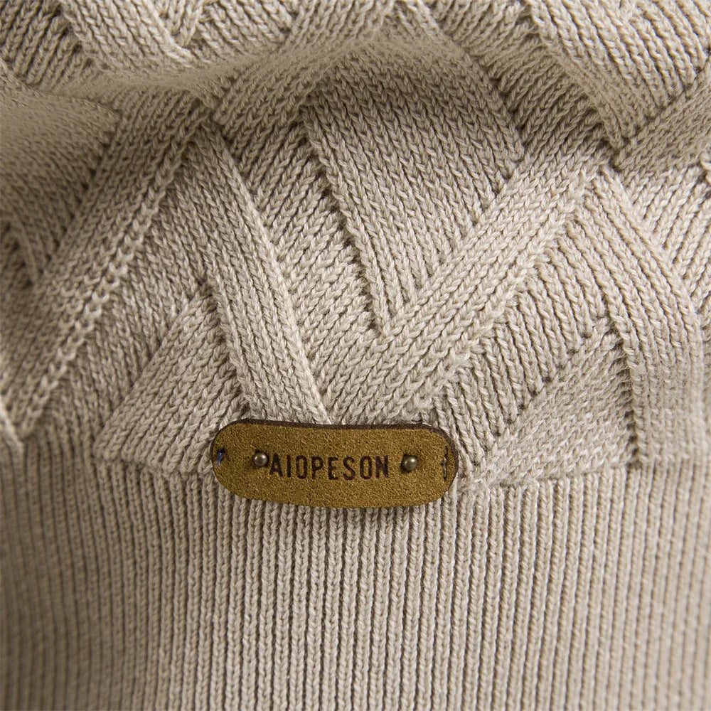 Koelman | Men's Sweater with Check Pattern