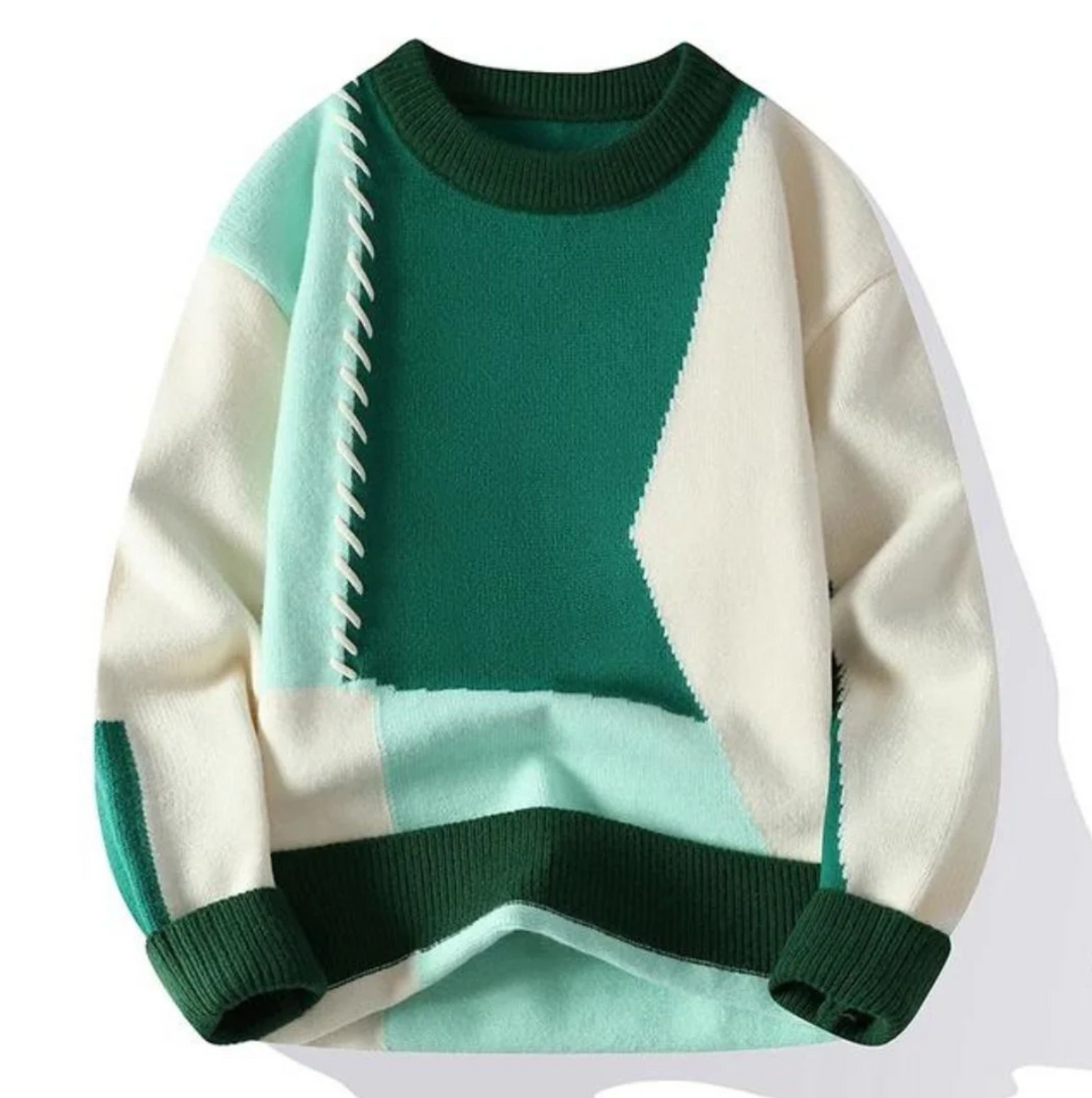 Brunetta | Comfortable Patchwork Pullover