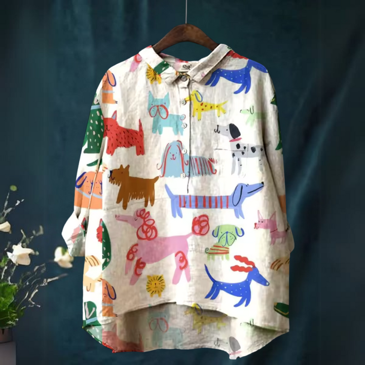 Elva™ | Stylish Everyday Shirt with Pattern