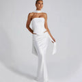 Kensington |  Elegant Two-Piece Maxi Dress