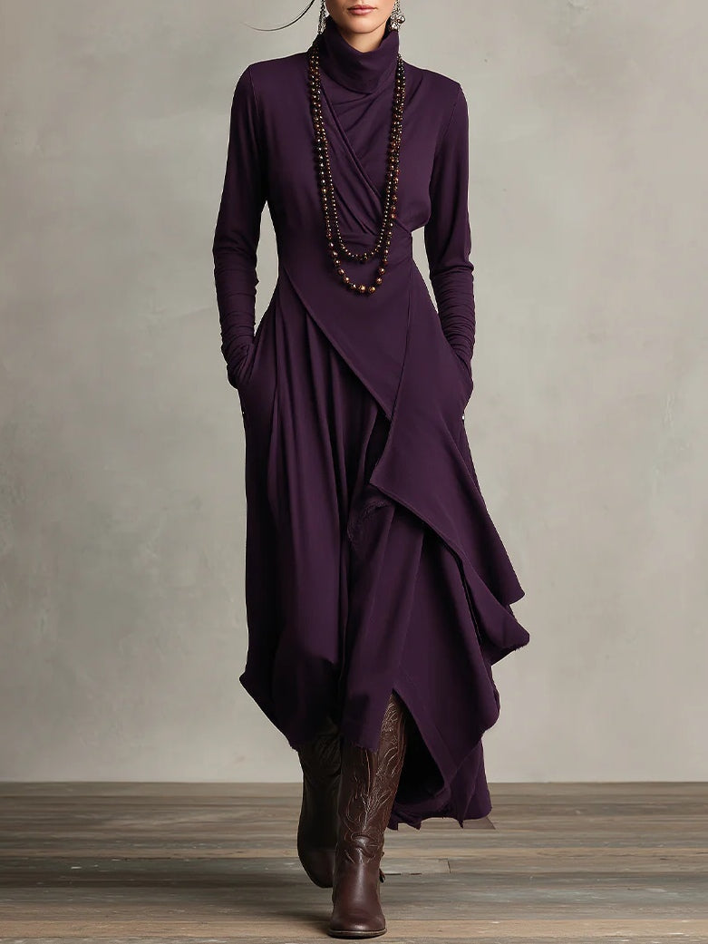 Mia™ | Elegant Asymmetrical Maxi Dress