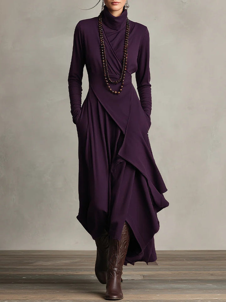 Mia™ | Elegant Asymmetrical Maxi Dress