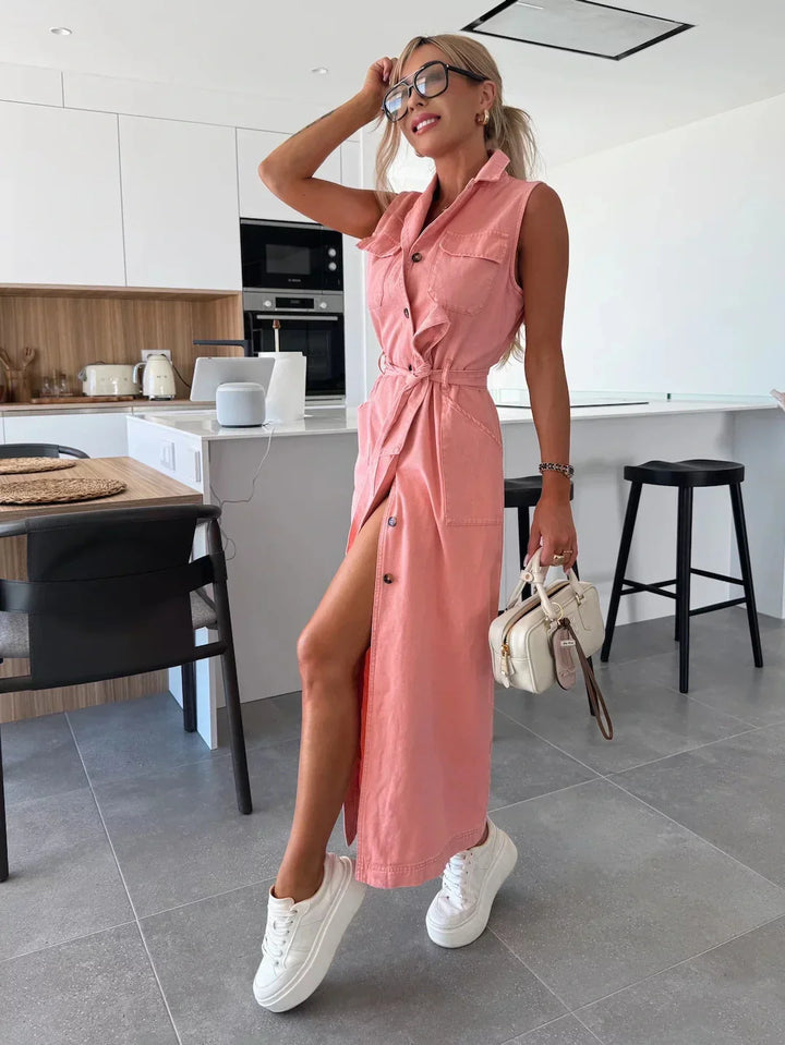 Louisa™ | Maxi Denim Dress