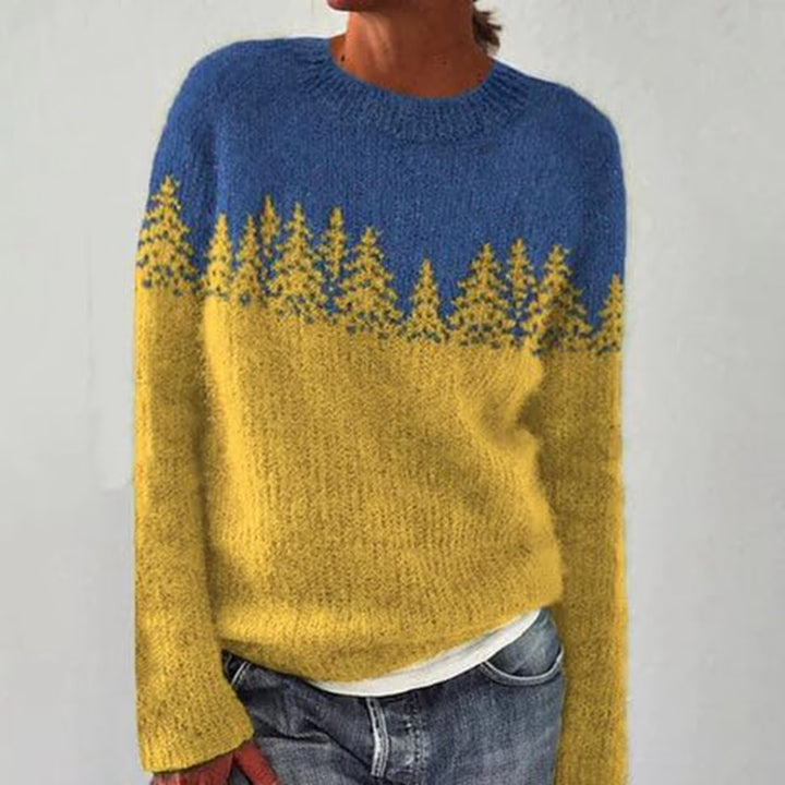 Annika - Icelandic Forest Knit Sweater