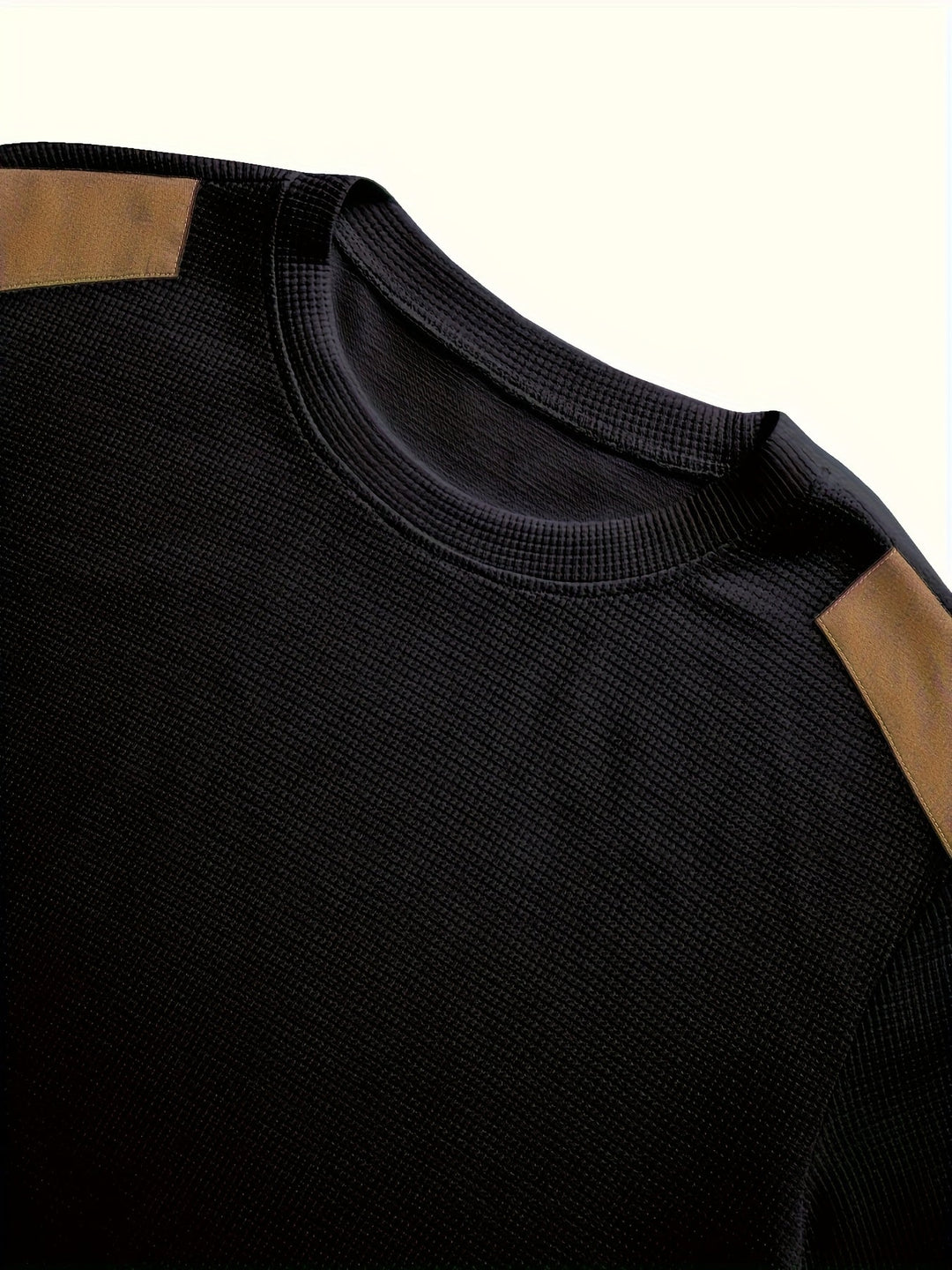 Aaron | Men's Pullover Sweater Elbow Patch Knit 12