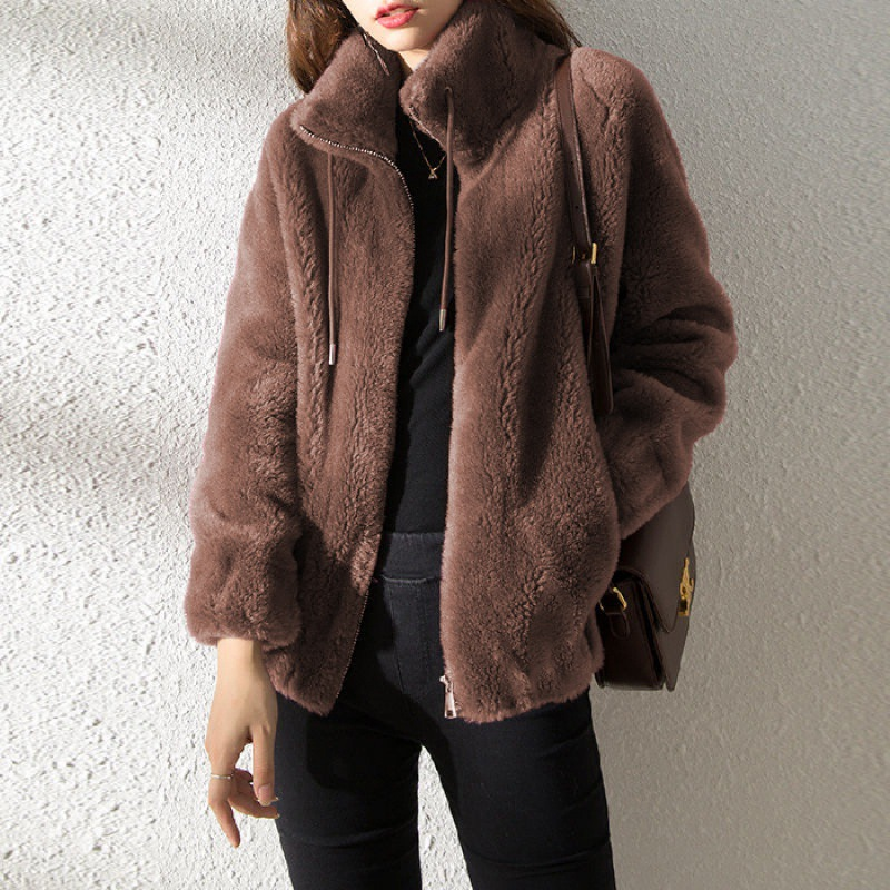 Adelaide | Women's Teddy Jacket Fuzzy Sherpa Fleece Winter 2