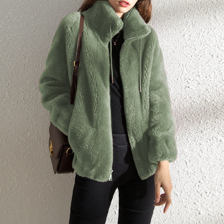 Adelaide | Women's Teddy Jacket Fuzzy Sherpa Fleece Winter 3