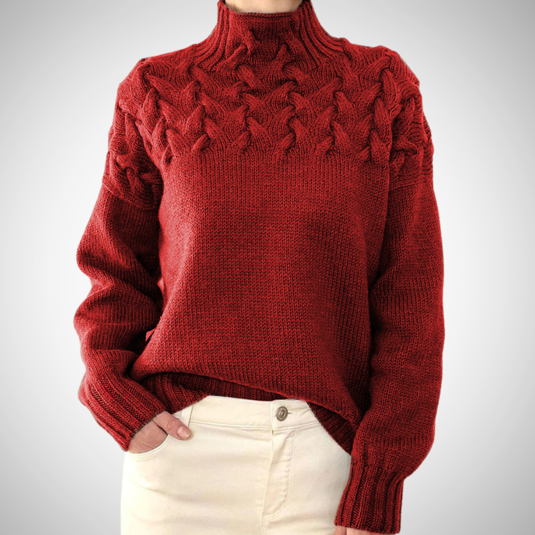 Alba - Turtleneck Knit Sweater 1
