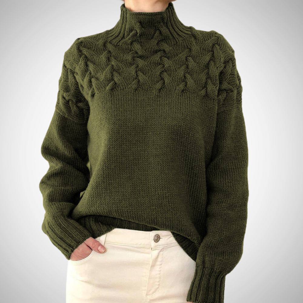 Alba - Turtleneck Knit Sweater 2