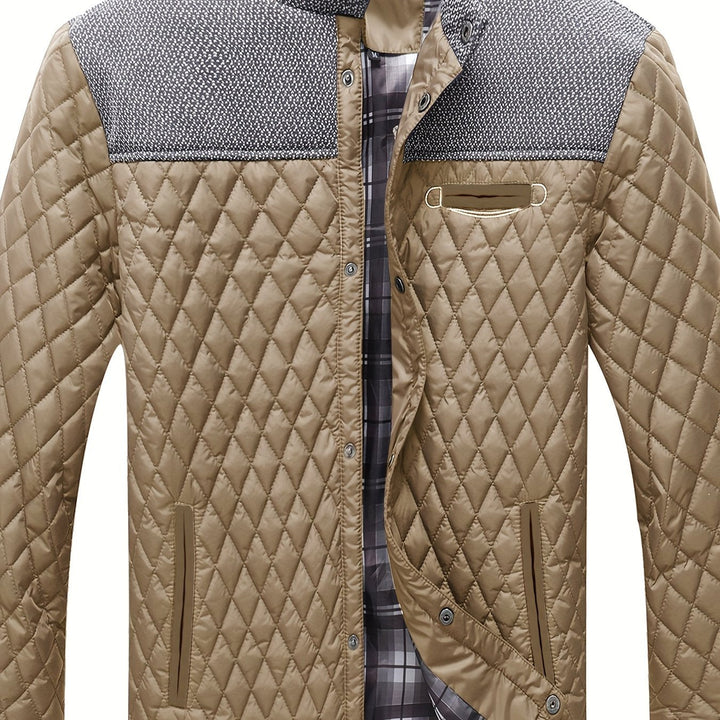 Alden | Men's Puffer Jacket Stand Collar Insulated Winter 3