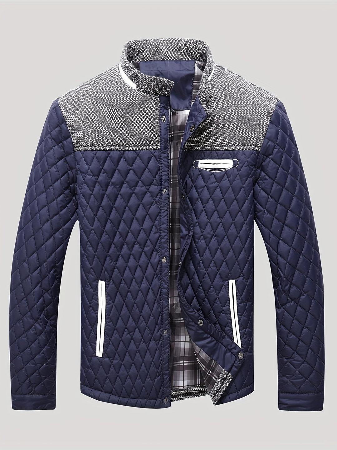 Alden | Men's Puffer Jacket Stand Collar Insulated Winter 4