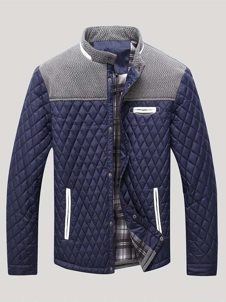 Alden | Men's Puffer Jacket Stand Collar Insulated Winter 4