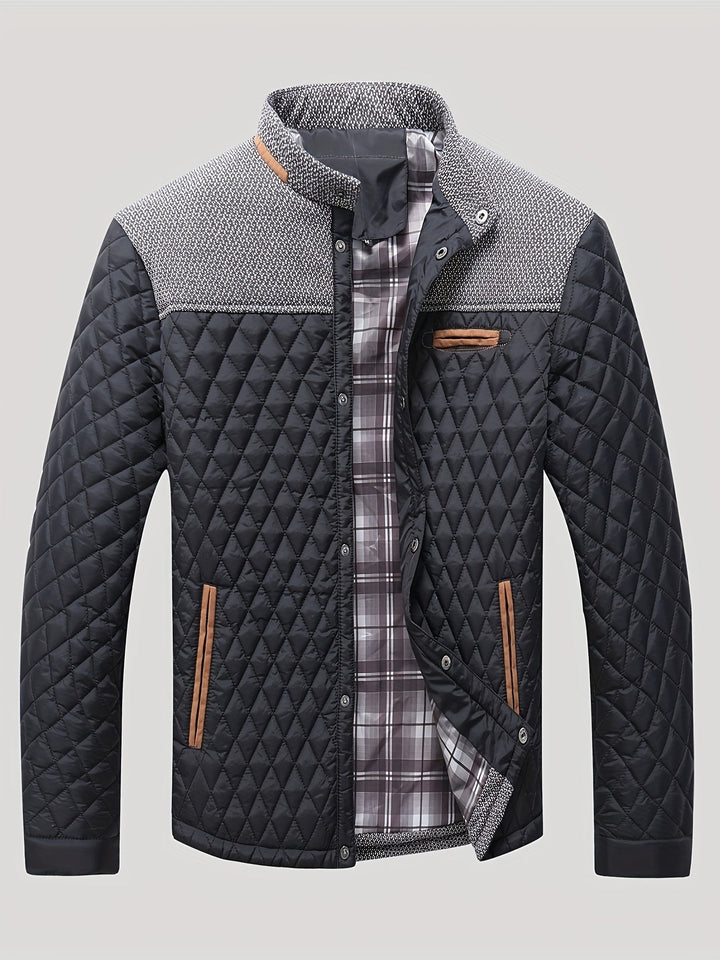 Alden | Men's Puffer Jacket Stand Collar Insulated Winter 9
