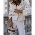 Aleida | Women's Cropped Double Breasted Pea Coat
