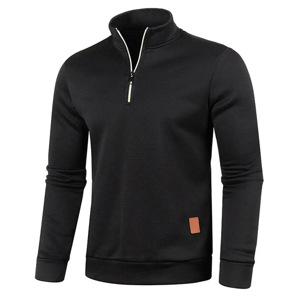 Alessandro - Marled Half-Zip Sweater 4