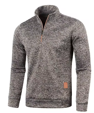 Alessandro - Marled Half-Zip Sweater 5