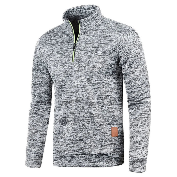 Alessandro - Marled Half-Zip Sweater 6