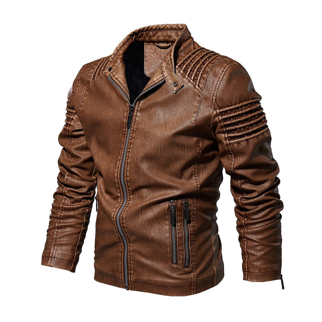 Alexander | Men's Faux Leather Jacket Racer Biker Slim Fit 2