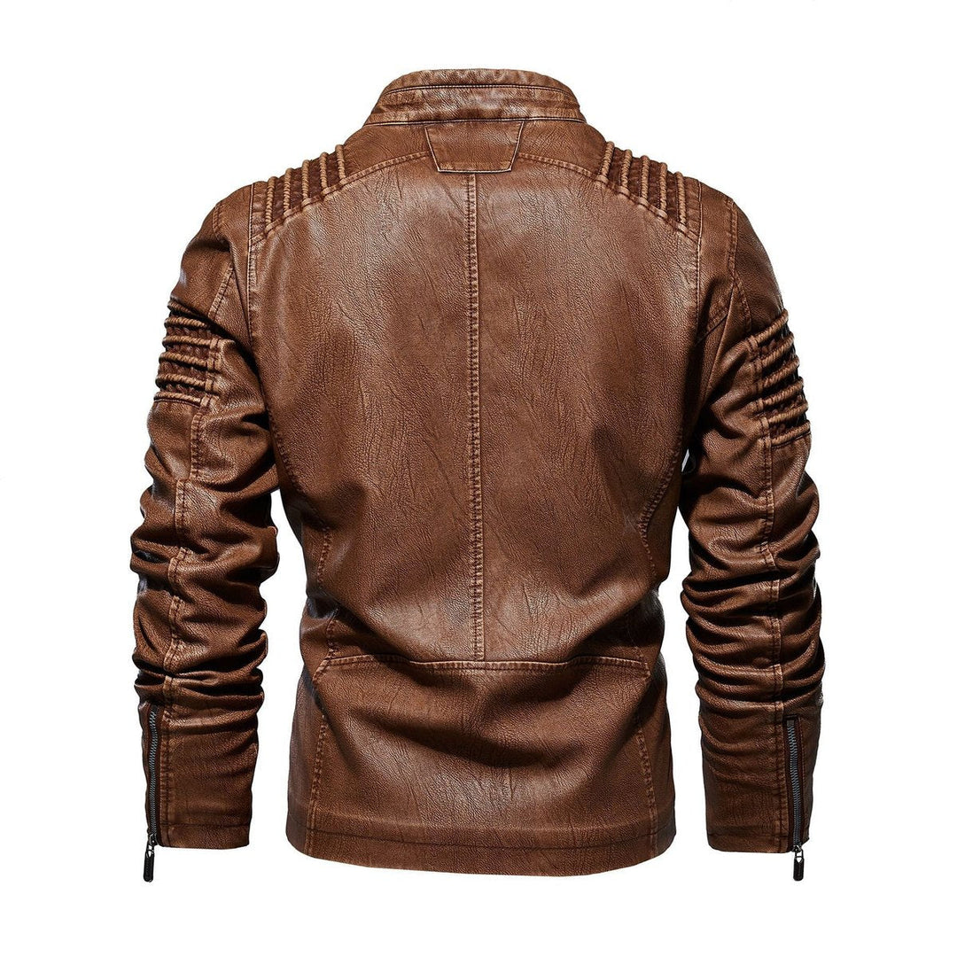 Alexander | Men's Faux Leather Jacket Racer Biker Slim Fit 5