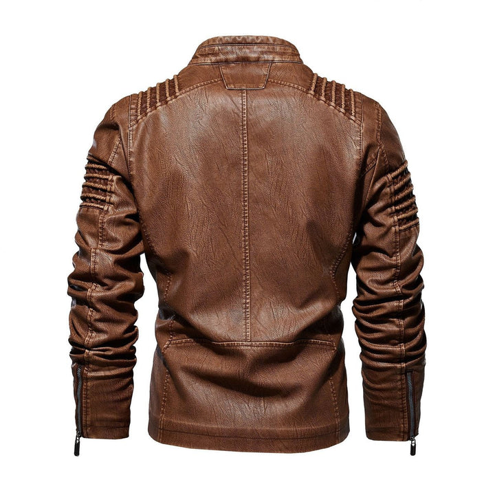 Alexander | Men's Faux Leather Jacket Racer Biker Slim Fit 5