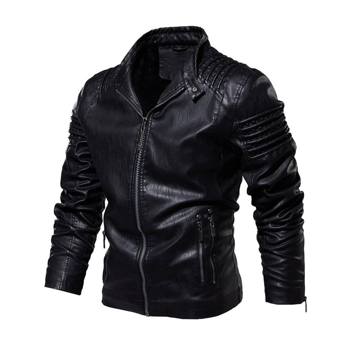 Alexander | Men's Faux Leather Jacket Racer Biker Slim Fit 6