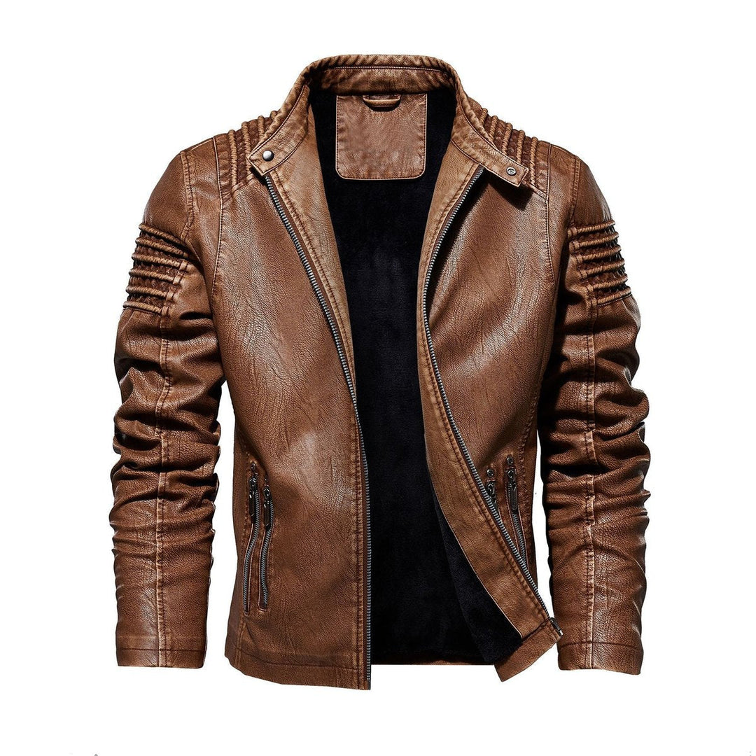 Alexander | Men's Faux Leather Jacket Racer Biker Slim Fit 7