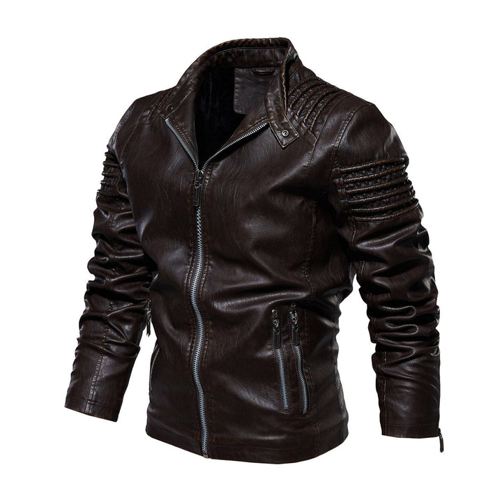Alexander | Men's Faux Leather Jacket Racer Biker Slim Fit 8
