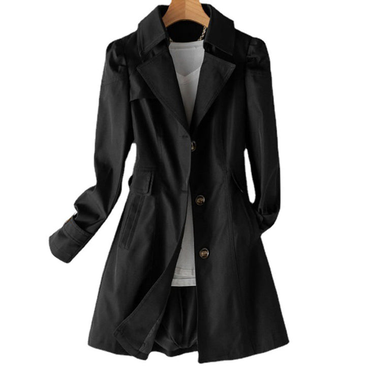 Alison | Women's Trench Coat Long Double Breasted 1
