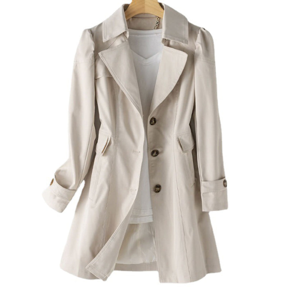 Alison | Women's Trench Coat Long Double Breasted 2