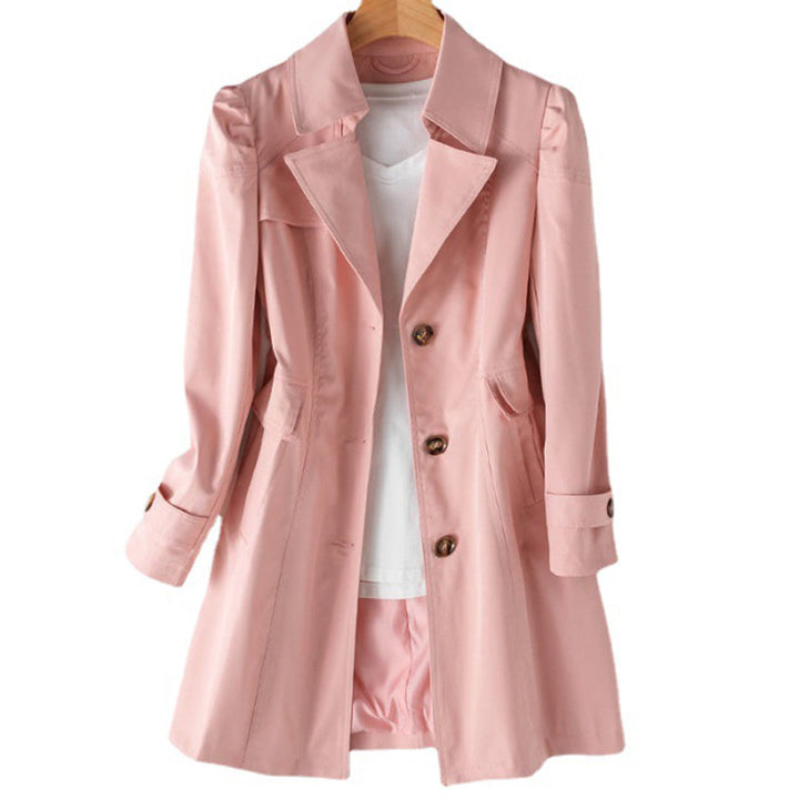 Alison | Women's Trench Coat Long Double Breasted 4