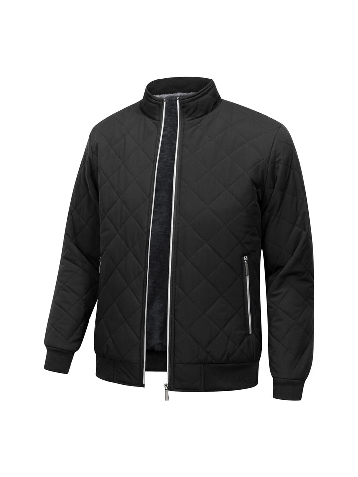 Alistair | Men's Quilted Bomber Jacket Winter Insulated Padded 3