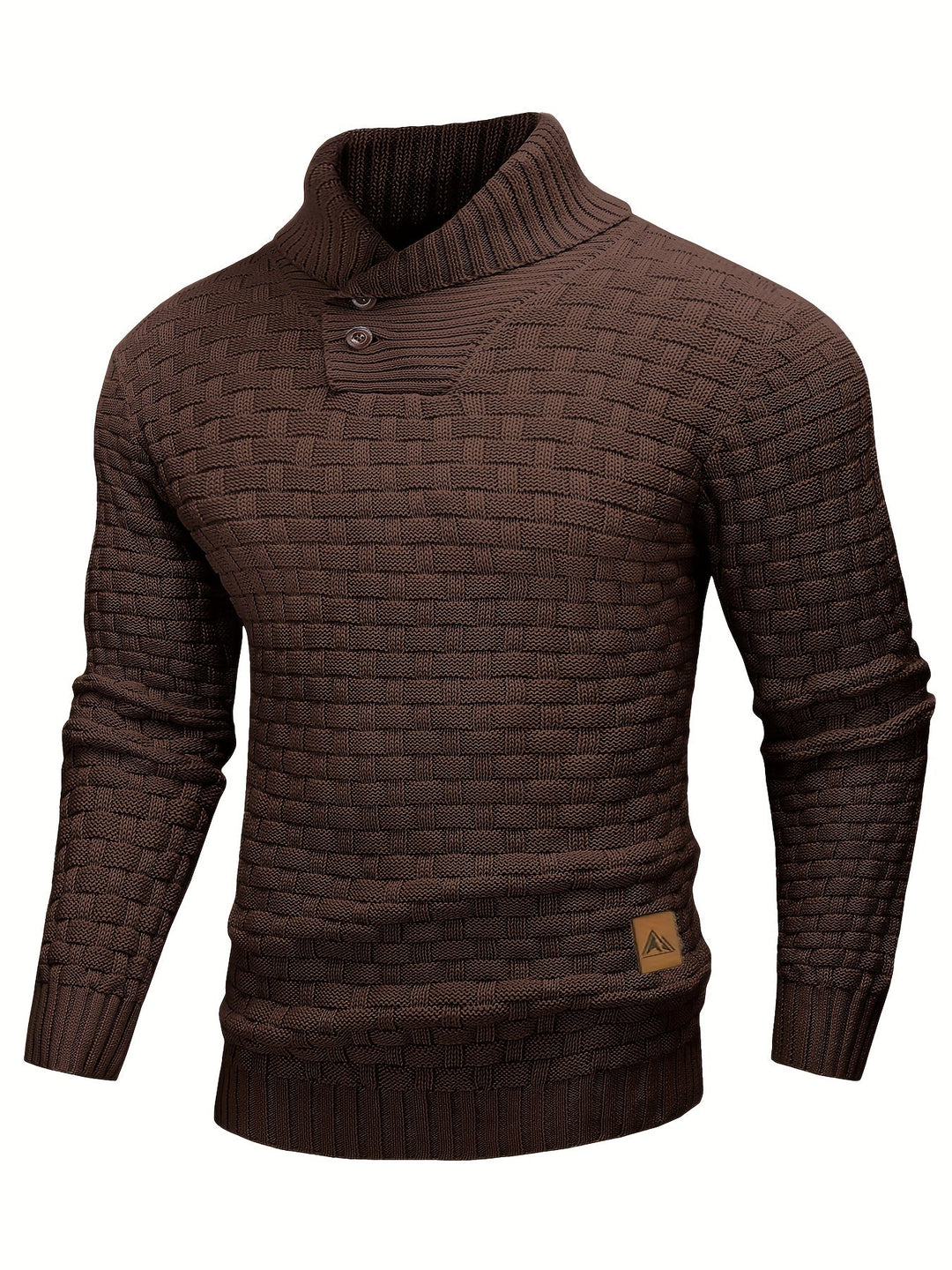 Alistair - Shawl Collar Textured Sweater 1