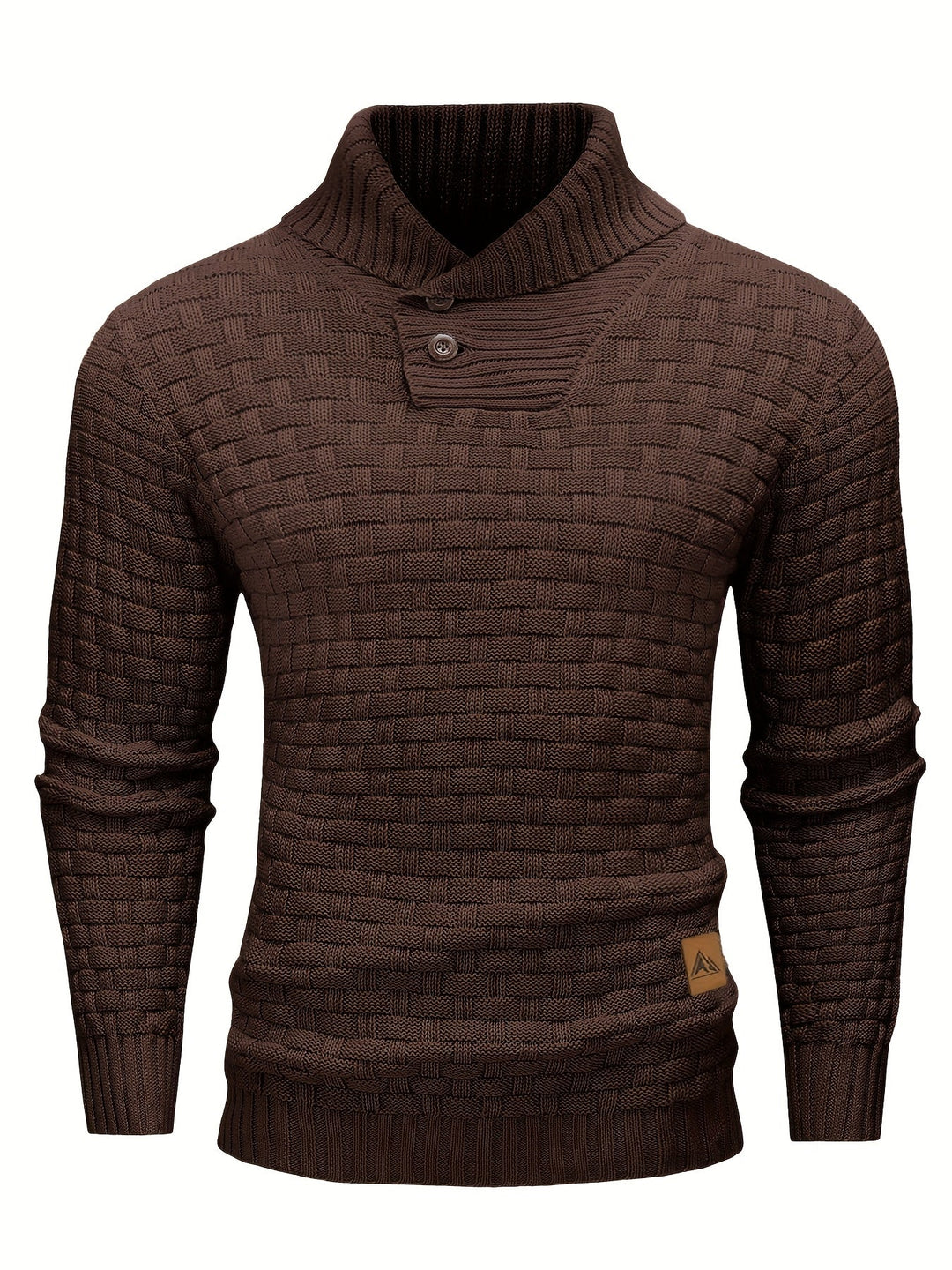 Alistair - Shawl Collar Textured Sweater 11